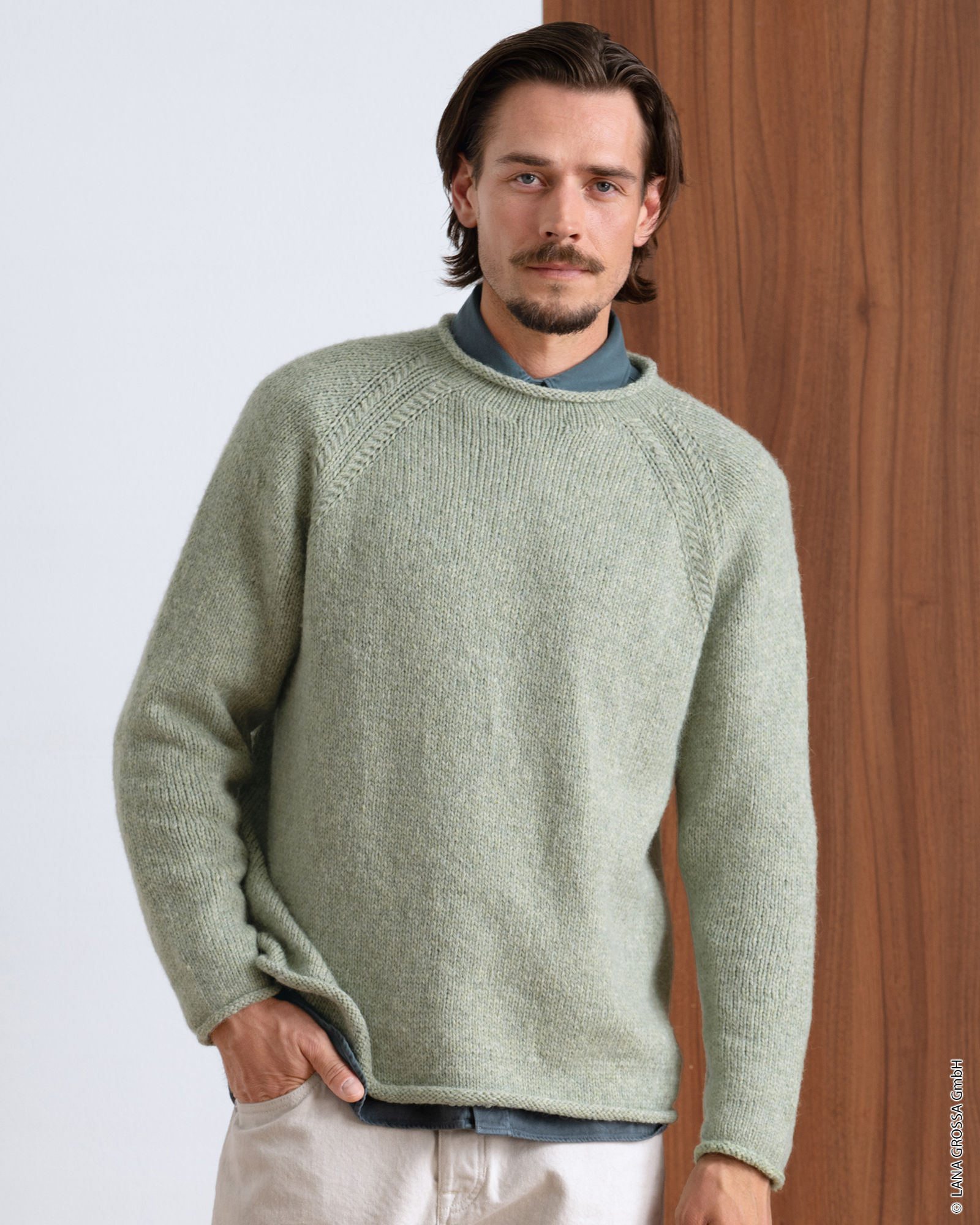 Strickset Pullover Mit Betontem Raglan Aus Alta Moda Alpaca Von Lana Grossa 1 Strickset Pullover Mit Betontem Raglan Aus Alta Moda Alpaca Von Lana Grossa