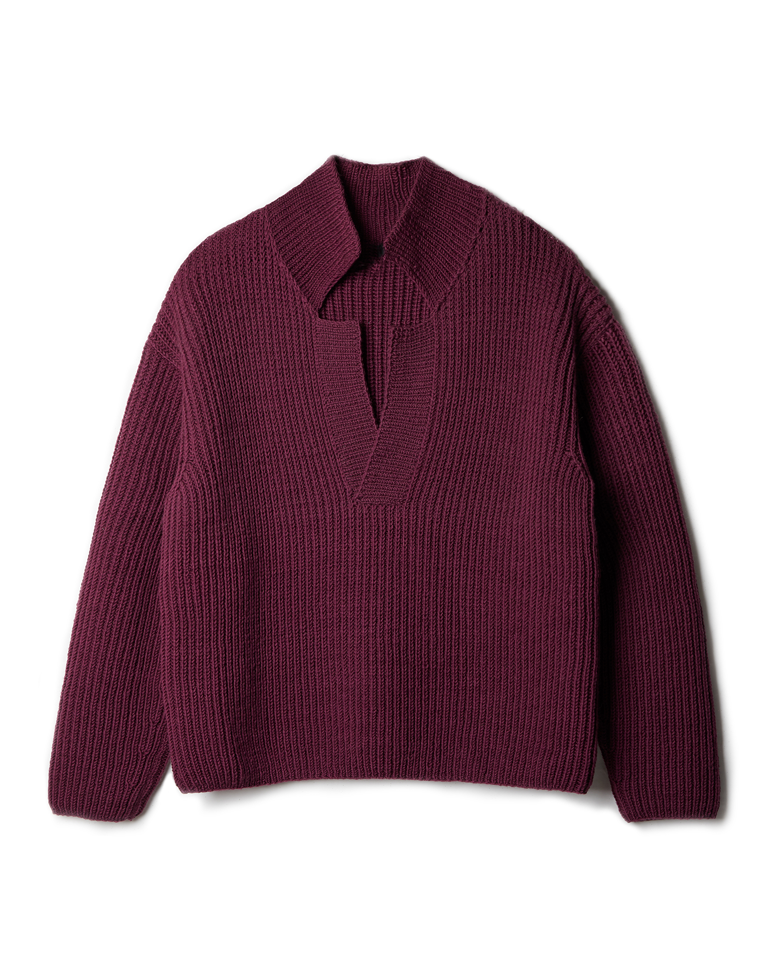 Strickset Pullover Im Halbpatent Aus Cool Wool Big Mélange Von Lana Grossa 2 Strickset Pullover Im Halbpatent Aus Cool Wool Big Mélange Von Lana Grossa – Bild 2