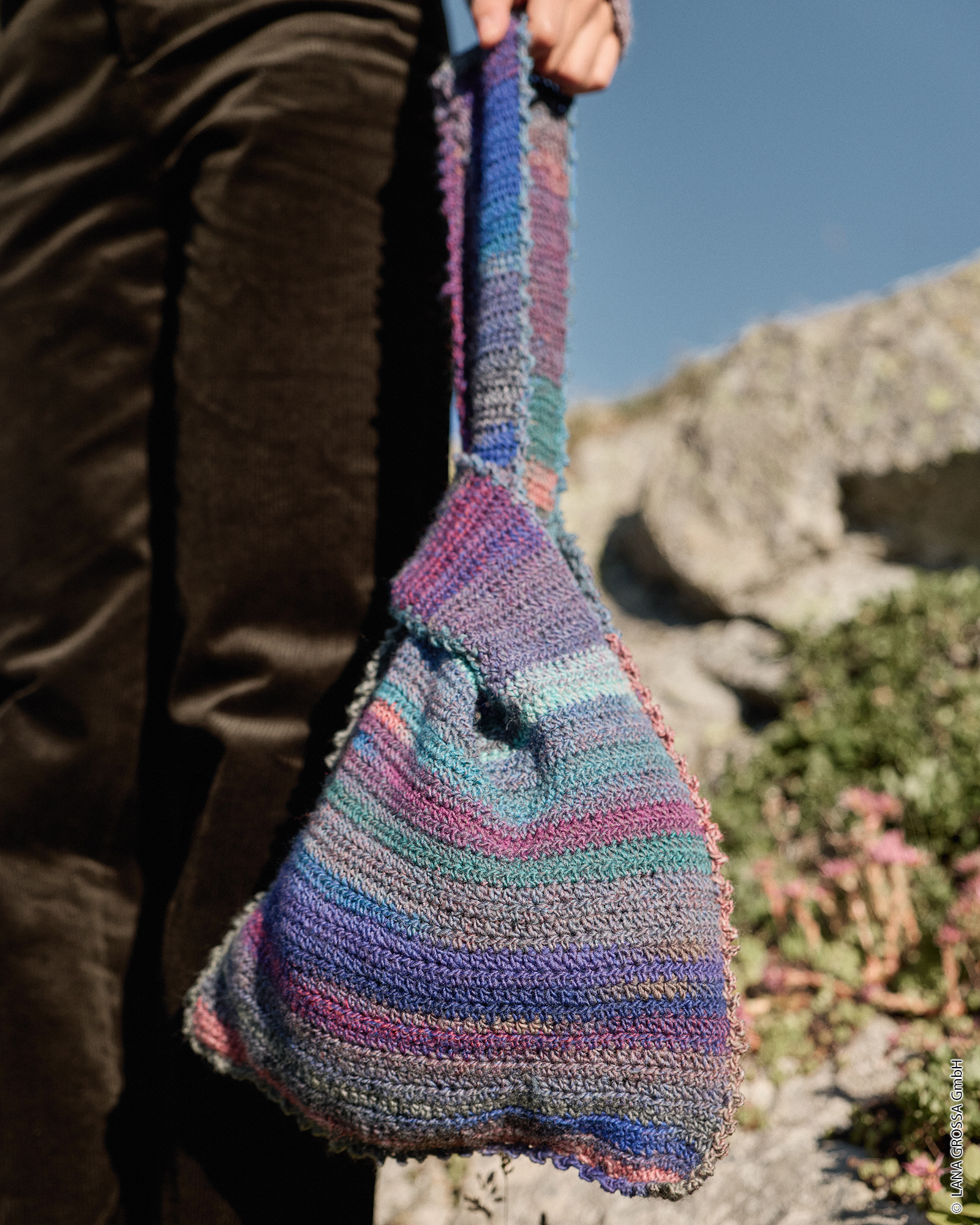Strickset Häkeltasche Aus Gomitolo Intenso Von Lana Grossa 1 Strickset Häkeltasche Aus Gomitolo Intenso Von Lana Grossa