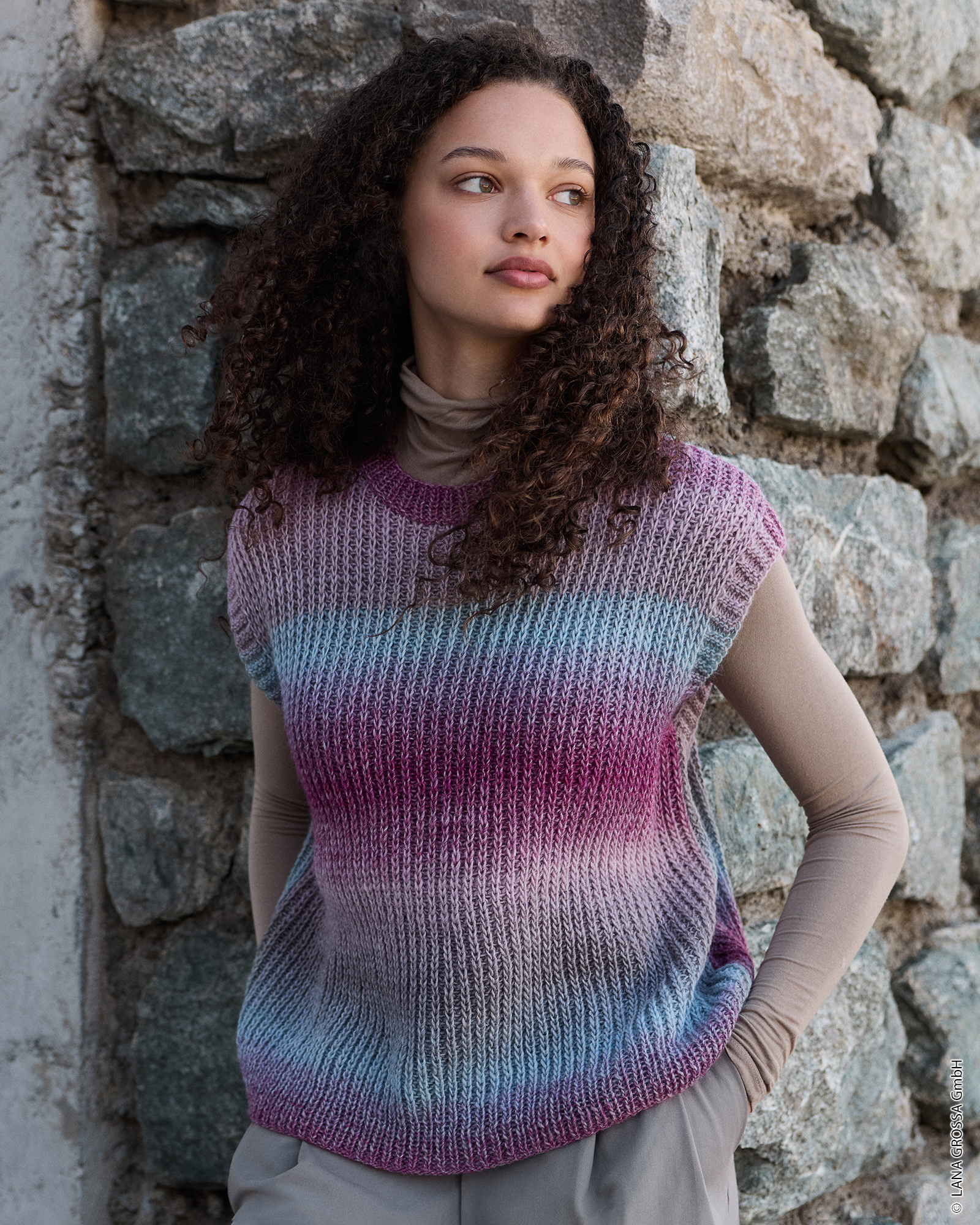 Strickset Pullunder Im Halbpatent Aus Gomitolo Versione Von Lana Grossa 1 Strickset Pullunder Im Halbpatent Aus Gomitolo Versione Von Lana Grossa