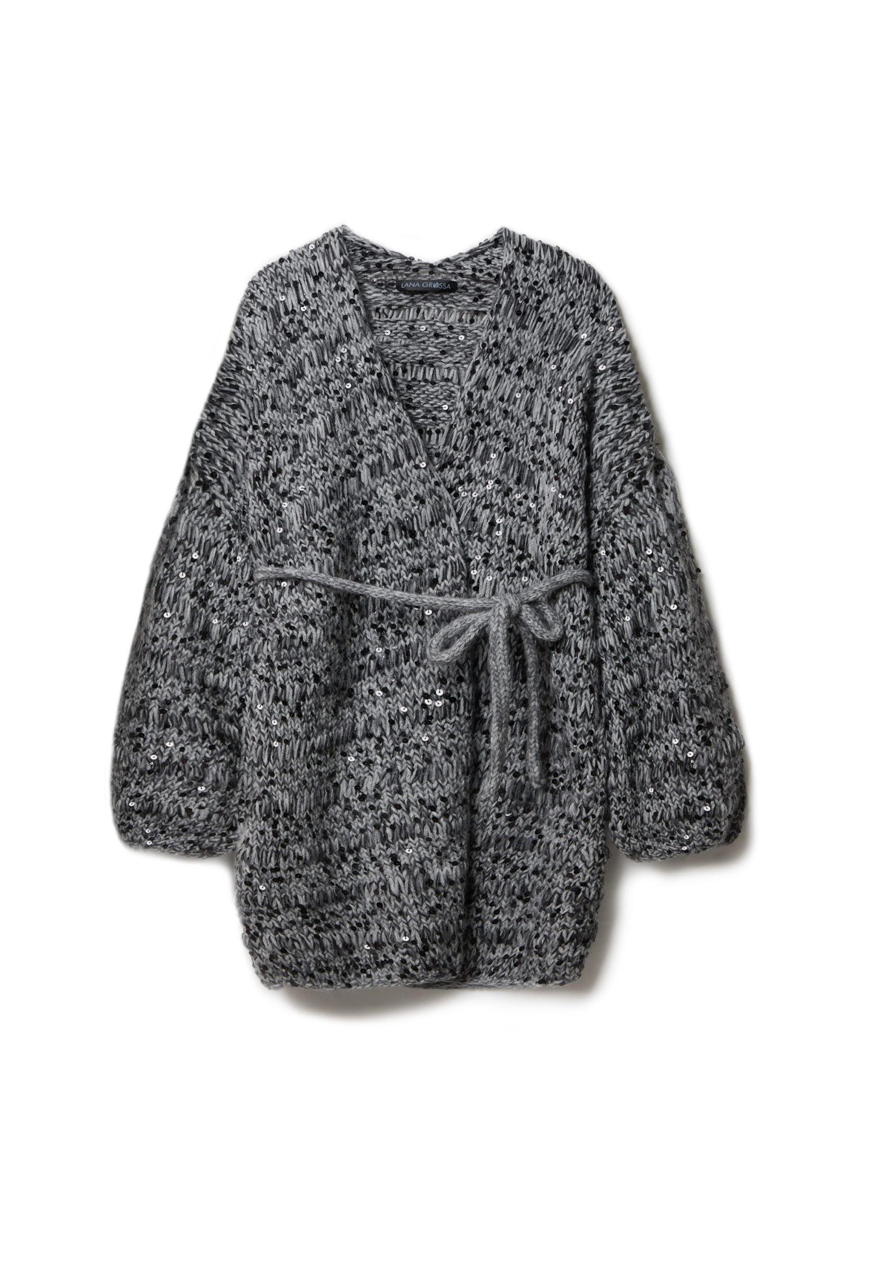 Strickset Jacke Mit Strickgürtel Aus Alta Moda Alpaca, Setasuri Und Cosmo Von Lana Grossa 2 Strickset Jacke Mit Strickgürtel Aus Alta Moda Alpaca, Setasuri Und Cosmo Von Lana Grossa – Bild 2