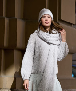 Strickset Schal aus Nebbia von Lana Grossa