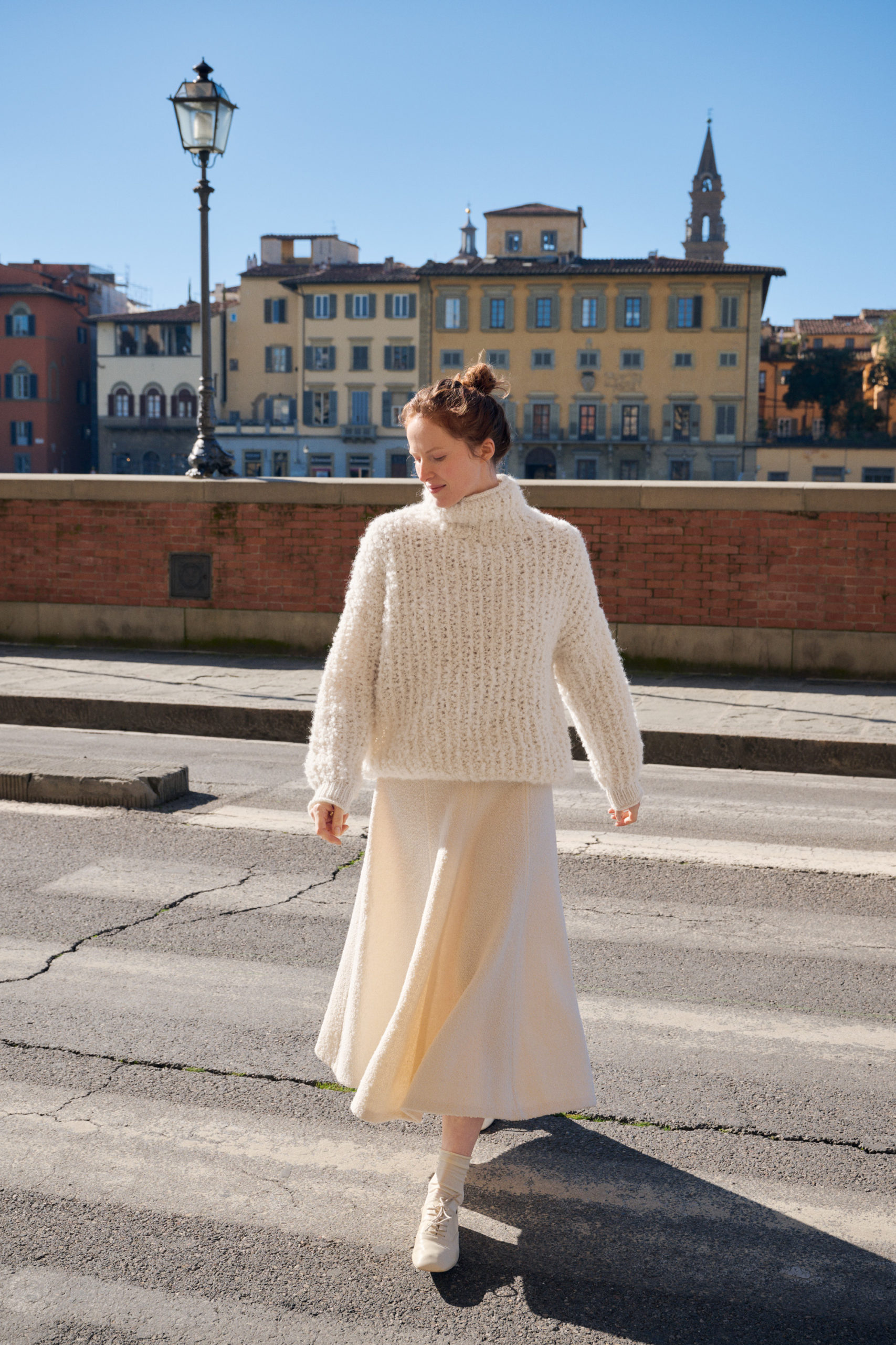 Strickset Rollkragen-Pullover Aus Orsetto Und Alta Moda Alpaca Von Lana Grossa 1 Strickset Rollkragen-Pullover Aus Orsetto Und Alta Moda Alpaca Von Lana Grossa