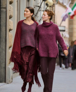 Strickset V-Pullover Aus Winter Softness Und Silkhair Von Lana Grossa 5 Strickset V-Pullover Aus Winter Softness Und Silkhair Von Lana Grossa – Bild 3