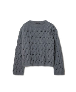 Strickset Zopfmuster-Pullunder Aus Nebbia Von Lana Grossa 3 Strickset Zopfmuster-Pullunder Aus Nebbia Von Lana Grossa – Bild 2