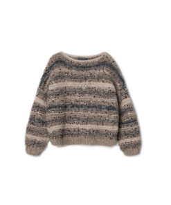 Strickset Pullover Mit Streifen Aus Alta Moda Cashmere 16, Setasuri Und Cosmo Von Lana Grossa 4 Strickset Pullover Mit Streifen Aus Alta Moda Cashmere 16, Setasuri Und Cosmo Von Lana Grossa – Bild 2