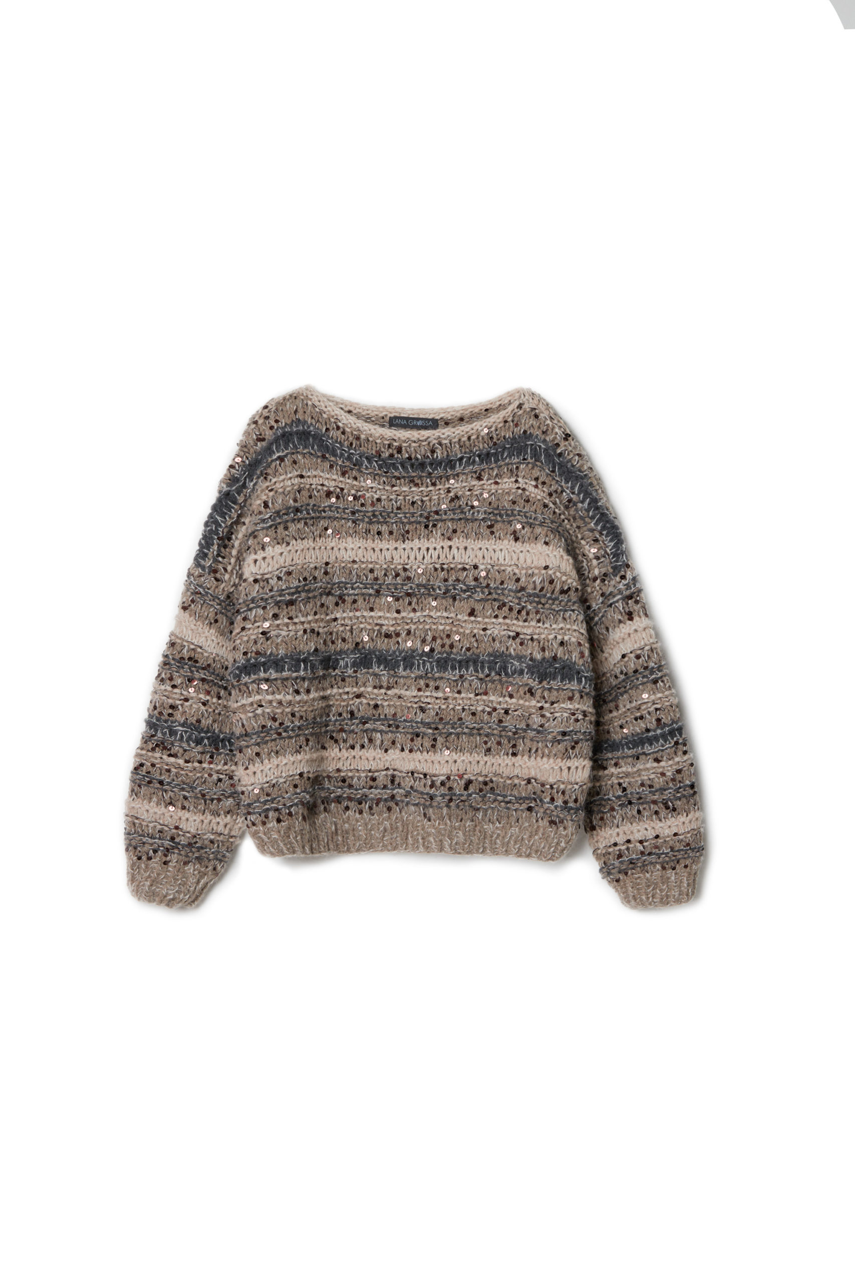 Strickset Pullover Mit Streifen Aus Alta Moda Cashmere 16, Setasuri Und Cosmo Von Lana Grossa 2 Strickset Pullover Mit Streifen Aus Alta Moda Cashmere 16, Setasuri Und Cosmo Von Lana Grossa – Bild 2