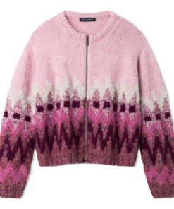 Strickset Jacquard-Jacke Aus Natural Alpaca Pelo, Silkhair Und Orsetto Von Lana Grossa 4 Strickset Jacquard-Jacke Aus Natural Alpaca Pelo, Silkhair Und Orsetto Von Lana Grossa – Bild 2