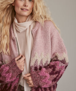 Strickset Jacquard-Jacke Aus Natural Alpaca Pelo, Silkhair Und Orsetto Von Lana Grossa 5 Strickset Jacquard-Jacke Aus Natural Alpaca Pelo, Silkhair Und Orsetto Von Lana Grossa – Bild 3