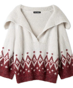 Strickset Raglan-Pullover Aus Natural Alpaca Pelo Und Glamour Von Lana Grossa 4 Strickset Raglan-Pullover Aus Natural Alpaca Pelo Und Glamour Von Lana Grossa – Bild 2