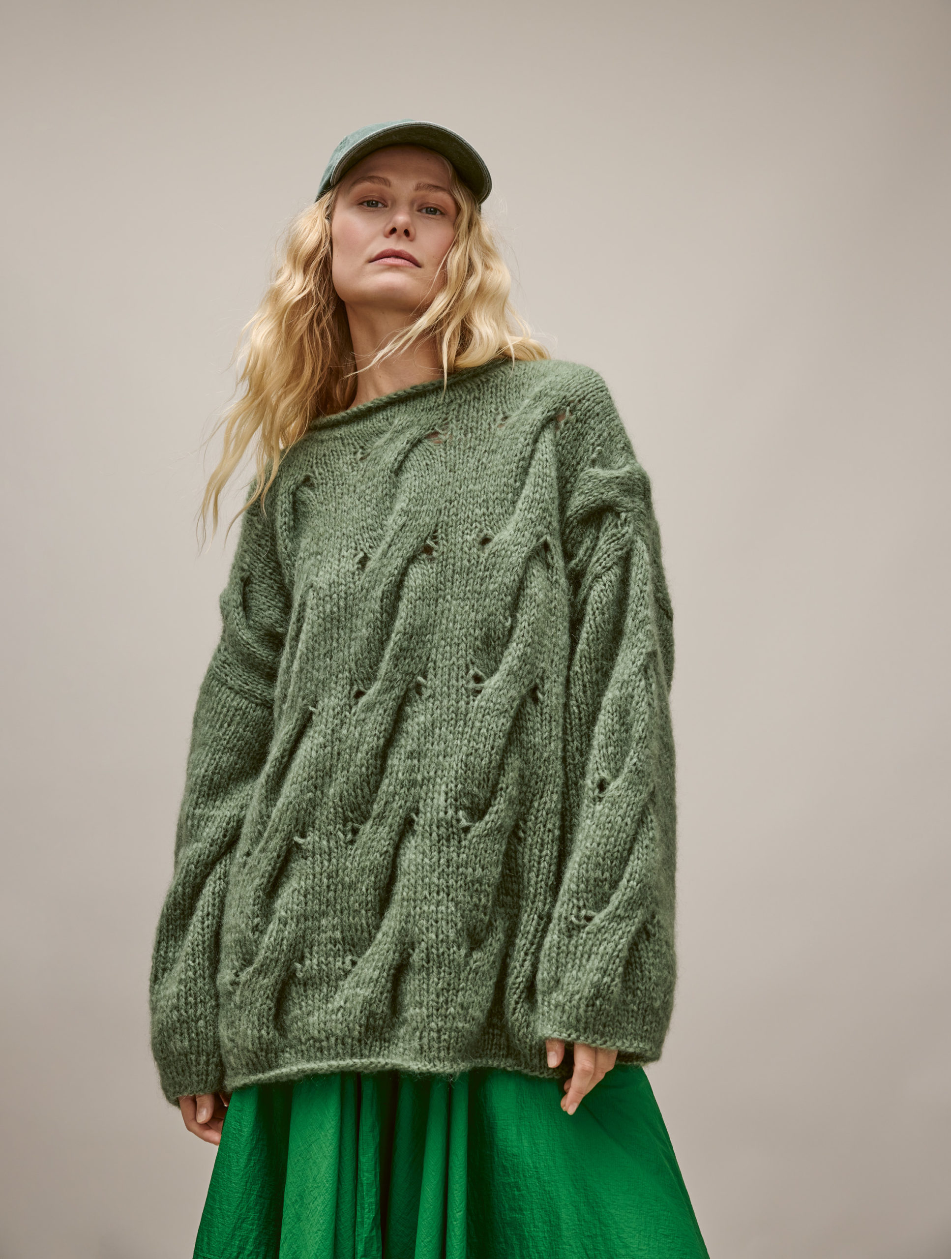 Strickset Oversized-Sweater Im Zopfmuster Aus Mohair Di Gio Von Lana Grossa 1 Strickset Oversized-Sweater Im Zopfmuster Aus Mohair Di Gio Von Lana Grossa