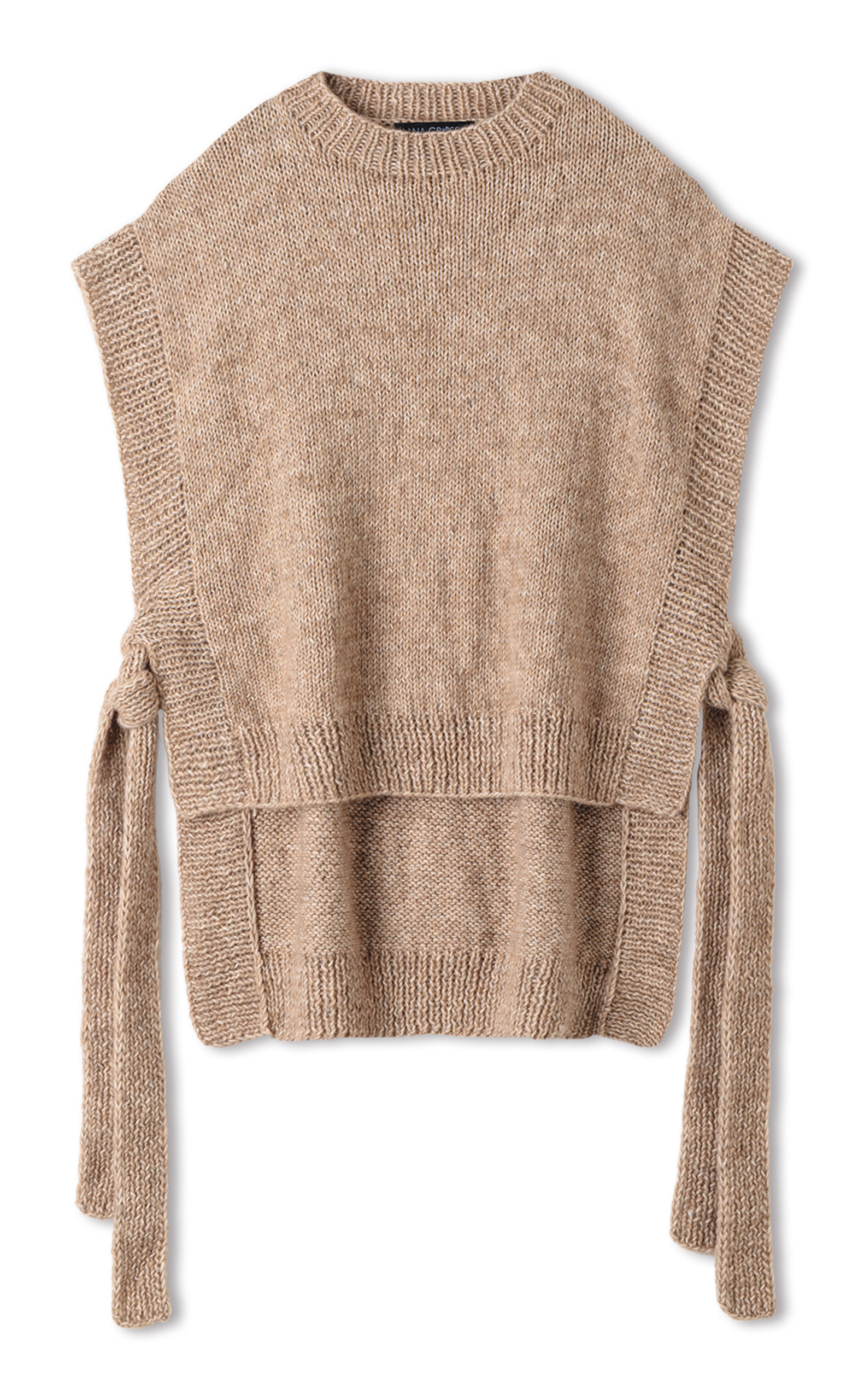 Strickset Slipover Aus Natural Alpaca Pelo Von Lana Grossa 2 Strickset Slipover Aus Natural Alpaca Pelo Von Lana Grossa – Bild 2