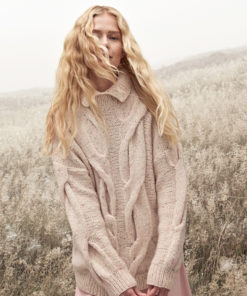 Strickset Long-Sweater Aus Ecopuno Und Natural Superkid Tweed Von Lana Grossa 5 Strickset Long-Sweater Aus Ecopuno Und Natural Superkid Tweed Von Lana Grossa – Bild 3
