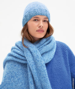 Strickset Schal Mit Tasche Aus Nebbia Und Setasuri Von Lana Grossa 5 Strickset Schal Mit Tasche Aus Nebbia Und Setasuri Von Lana Grossa – Bild 3