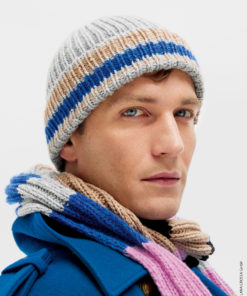 Strickset Streifenmütze Aus Cool Merino Von Lana Grossa 5 Strickset Streifenmütze Aus Cool Merino Von Lana Grossa – Bild 3