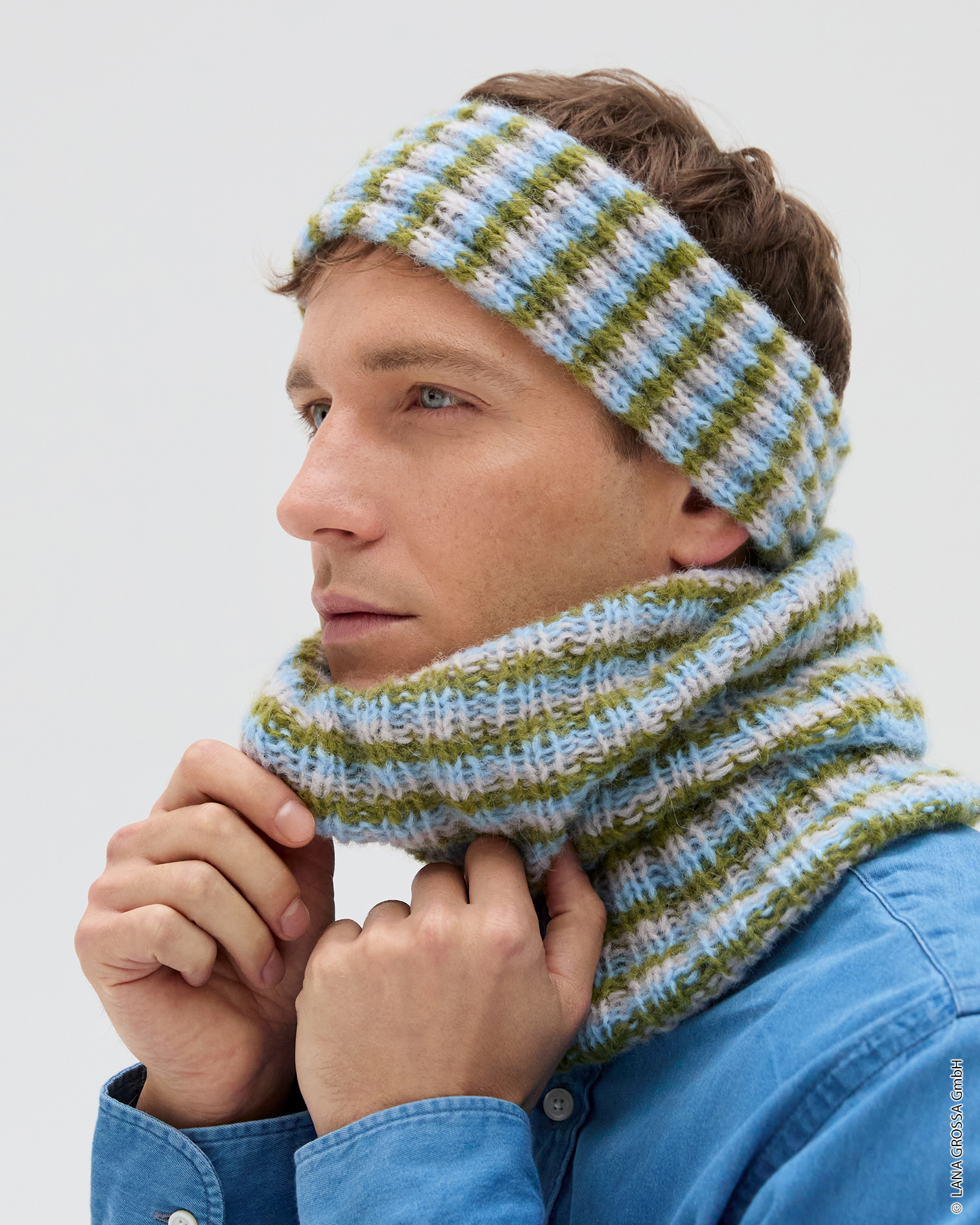 Strickset Stirnband Aus Nebbia Von Lana Grossa 1 Strickset Stirnband Aus Nebbia Von Lana Grossa