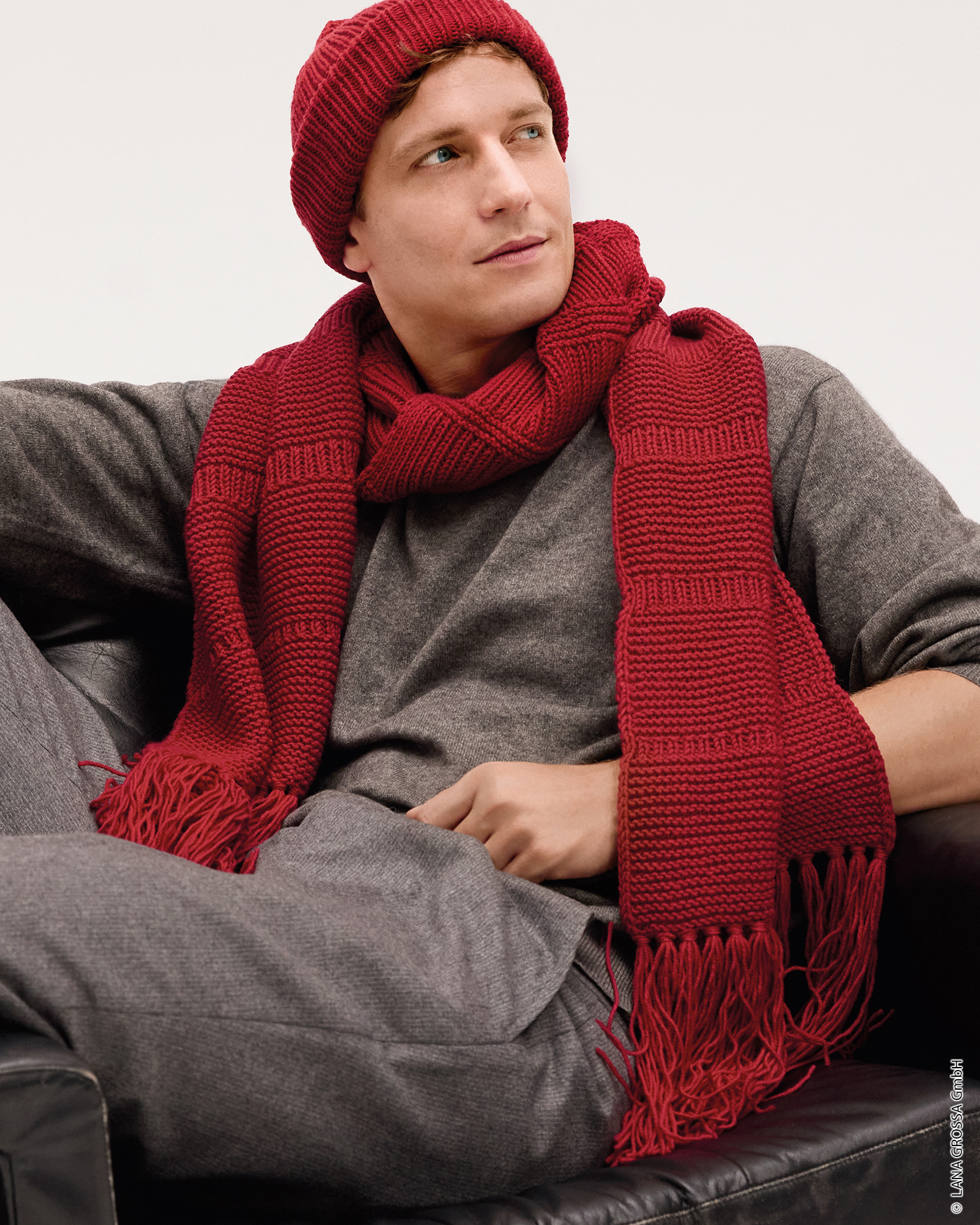 Strickset Schal Im Mustermix Aus Cool Wool Big Von Lana Grossa 1 Strickset Schal Im Mustermix Aus Cool Wool Big Von Lana Grossa