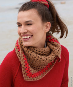 Strickset Häkel Dreieckstuch Aus Nebbia Von Lana Grossa 3 Strickset Häkel Dreieckstuch Aus Nebbia Von Lana Grossa – Bild 2