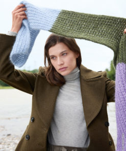 Strickset Schal Im Halbpatentmuster Aus Mohair Di Gio Und Glamour Von Lana Grossa 3 Strickset Schal Im Halbpatentmuster Aus Mohair Di Gio Und Glamour Von Lana Grossa – Bild 2