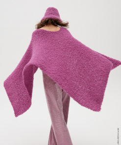 Strickset Poncho Aus Orsetto Von Lana Grossa 4 Strickset Poncho Aus Orsetto Von Lana Grossa – Bild 2
