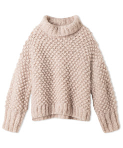 Strickset Rollkragenpulli Im Röschenmuster Aus Mohair Moda Von Lana Grossa 4 Strickset Rollkragenpulli Im Röschenmuster Aus Mohair Moda Von Lana Grossa – Bild 2