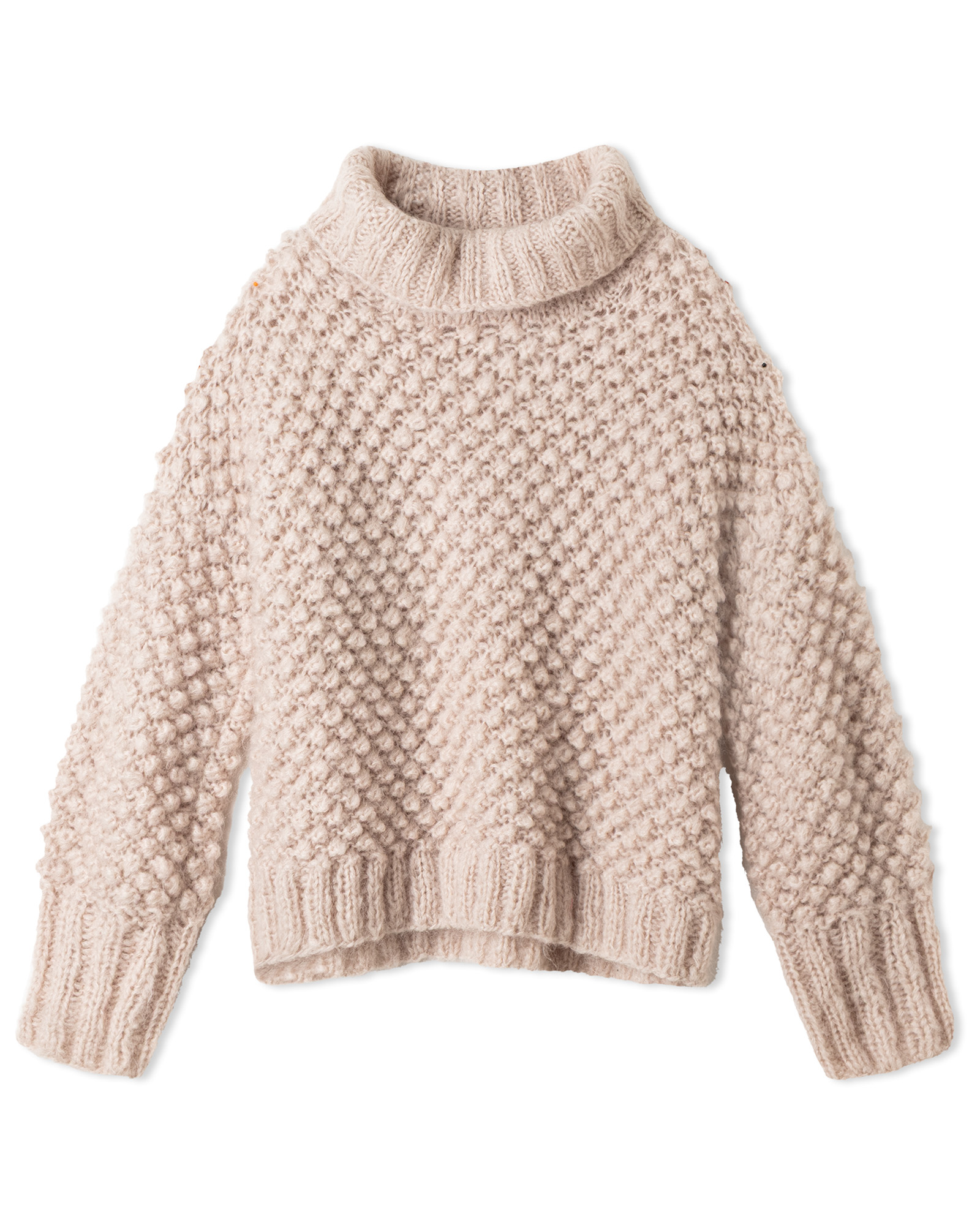Strickset Rollkragenpulli Im Röschenmuster Aus Mohair Moda Von Lana Grossa 2 Strickset Rollkragenpulli Im Röschenmuster Aus Mohair Moda Von Lana Grossa – Bild 2