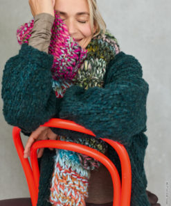 Strickset Schal Im Fallmaschenmuster Aus Dolce Von Lana Grossa 5 Strickset Schal Im Fallmaschenmuster Aus Dolce Von Lana Grossa – Bild 3