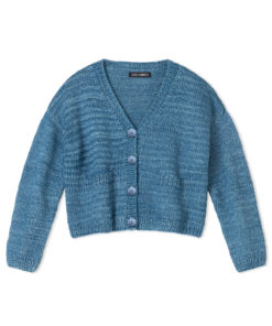 Strickset Jacke Mit Eingestrickten Taschen Aus Brigitte No.2 Vintage Von Lana Grossa 3 Strickset Jacke Mit Eingestrickten Taschen Aus Brigitte No.2 Vintage Von Lana Grossa – Bild 2