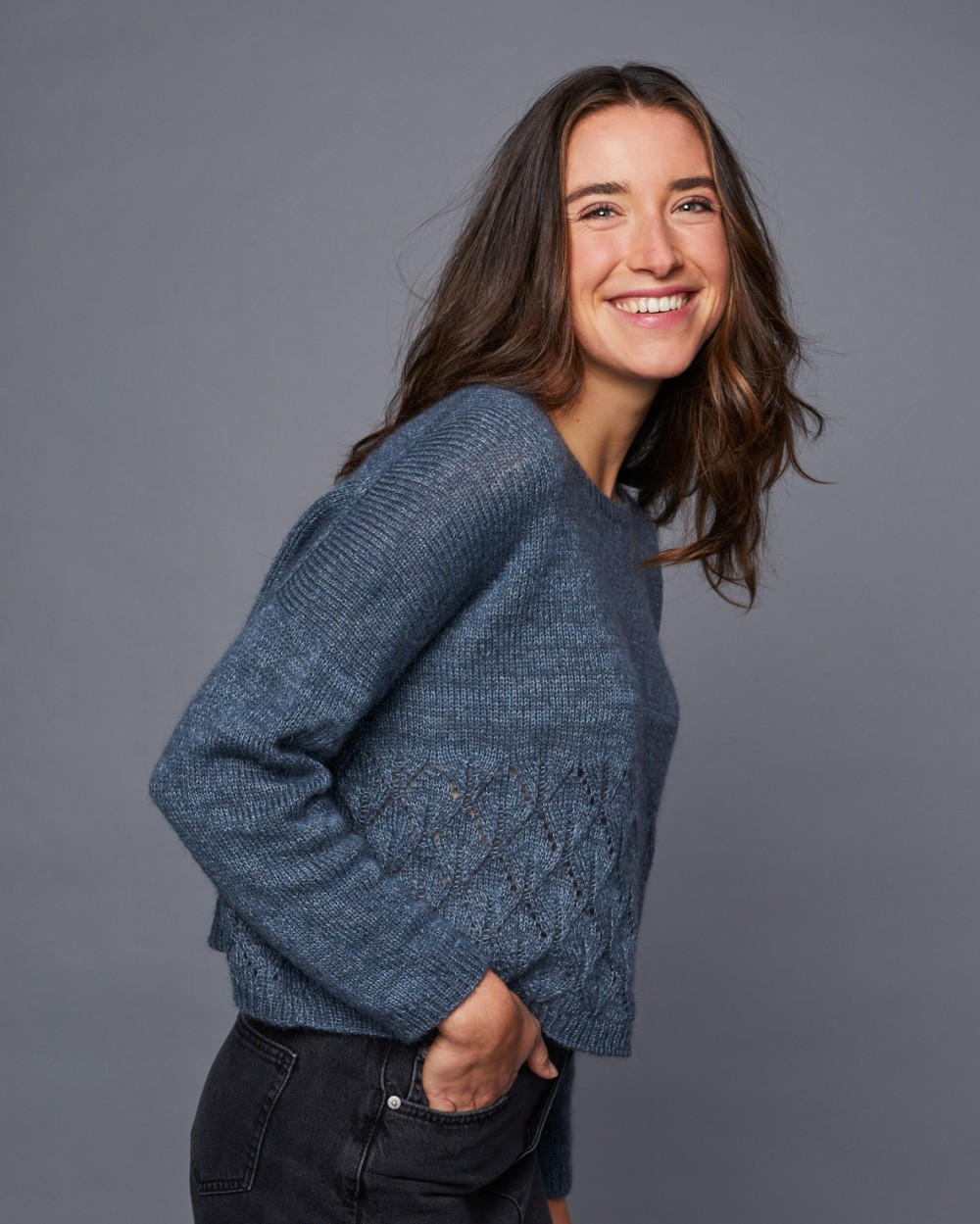 Strickset Pullover Gerlinde Aus Verona Und Premia Von Lamana 3 Strickset Pullover Gerlinde Aus Verona Und Premia Von Lamana – Bild 3