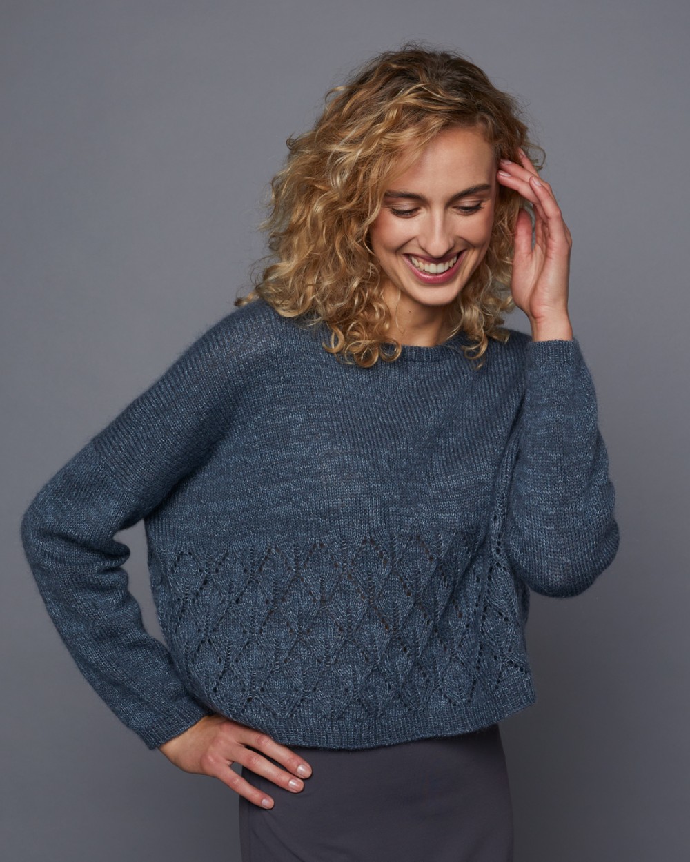 Strickset Pullover Gerlinde Aus Verona Und Premia Von Lamana 4 Strickset Pullover Gerlinde Aus Verona Und Premia Von Lamana – Bild 4