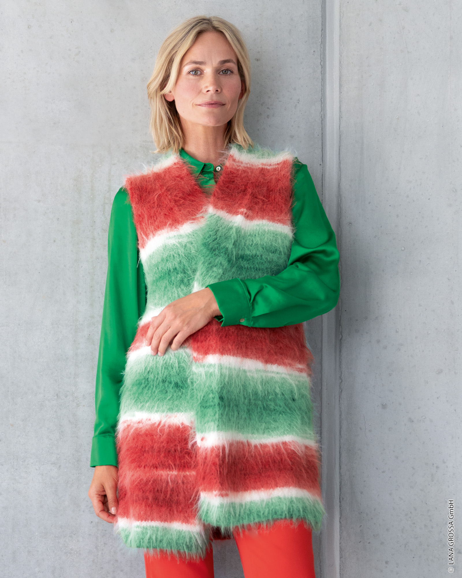 Strickset Longweste Aus Christmas Edition Basta Mista Von Lana Grossa 1 Strickset Longweste Aus Christmas Edition Basta Mista Von Lana Grossa