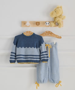 Strickset Hose Mit Schleifen Aus Cool Wool Baby Von Lana Grossa – Bild 3