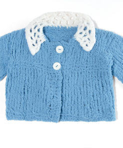 Strickset Jacke Mit Häkelkragen Aus Leggerissimo Von Lana Grossa 4 Strickset Jacke Mit Häkelkragen Aus Leggerissimo Von Lana Grossa – Bild 2
