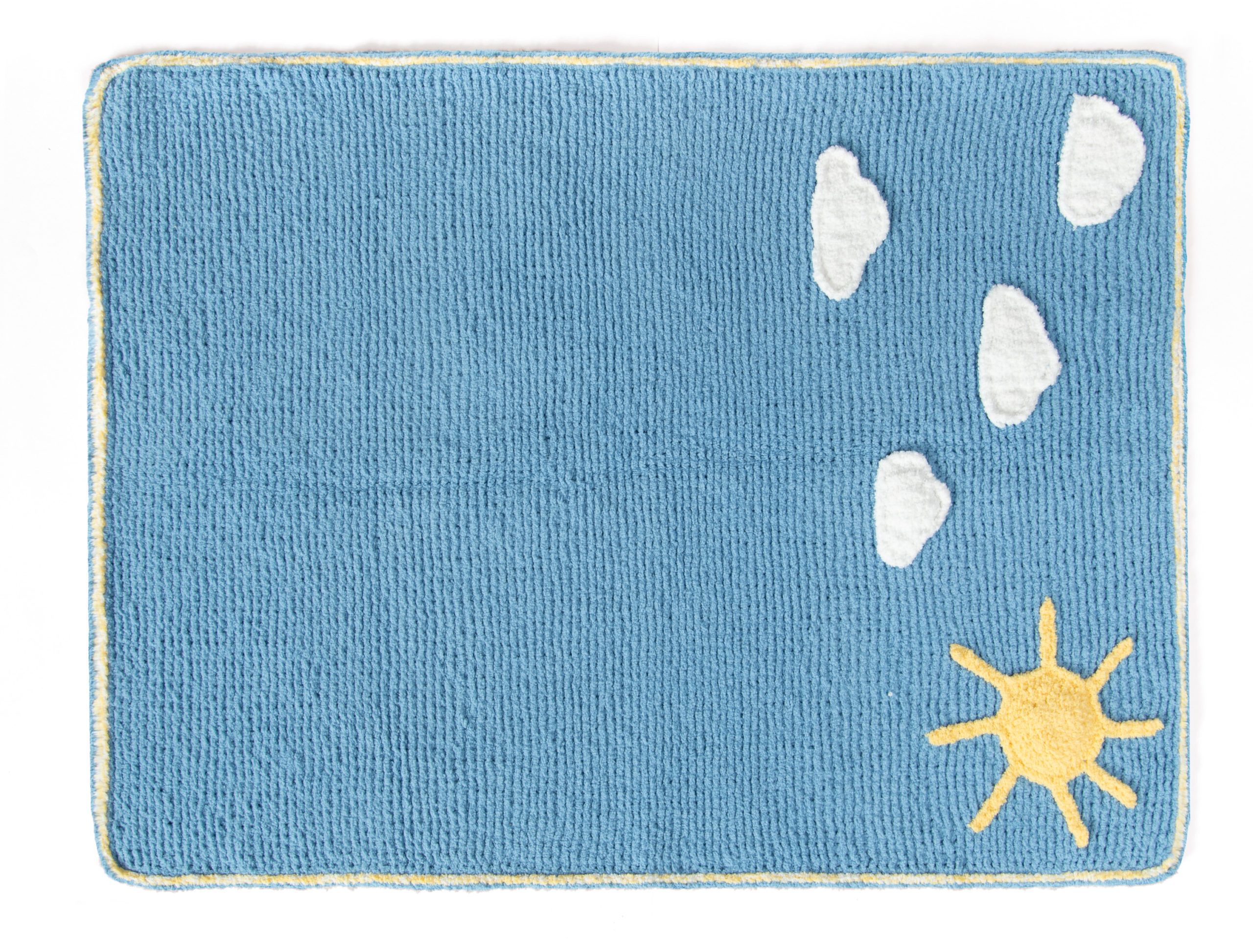 Strickset Decke Mit Sonne Aus Leggerissimo Von Lana Grossa 2 Strickset Decke Mit Sonne Aus Leggerissimo Von Lana Grossa – Bild 2
