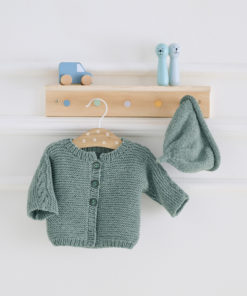 Strickset Jacke Mit Zopfstreifen Aus Cool Wool Big Von Lana Grossa 5 Strickset Jacke Mit Zopfstreifen Aus Cool Wool Big Von Lana Grossa – Bild 3