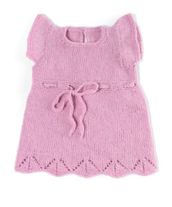 Strickset Kleid Mit Lochmuster Aus Ecopuno Von Lana Grossa 3 Strickset Kleid Mit Lochmuster Aus Ecopuno Von Lana Grossa – Bild 2