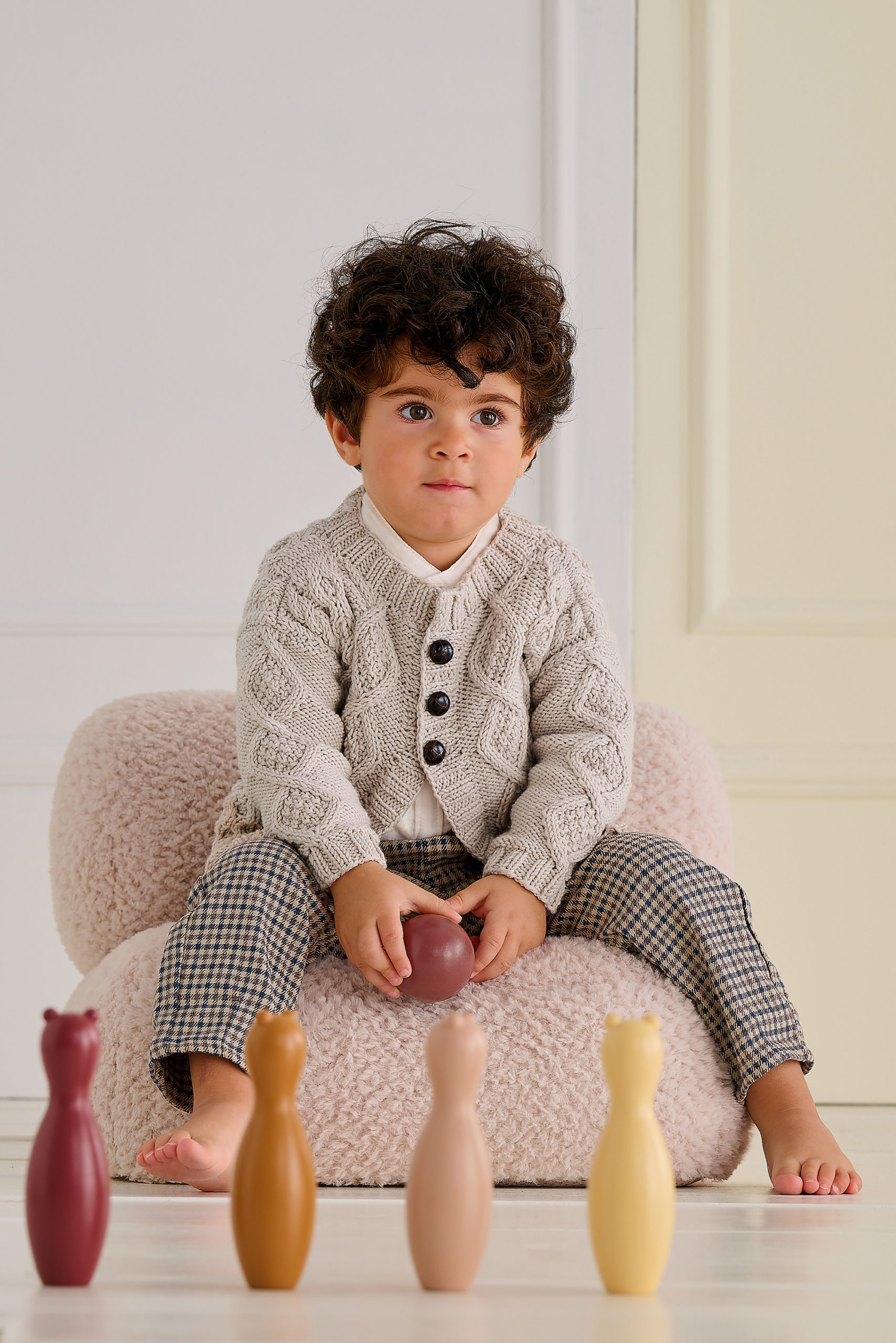 Strickset Jacke Mit Zopfmuster Aus Cool Wool Big Von Lana Grossa 1 Strickset Jacke Mit Zopfmuster Aus Cool Wool Big Von Lana Grossa