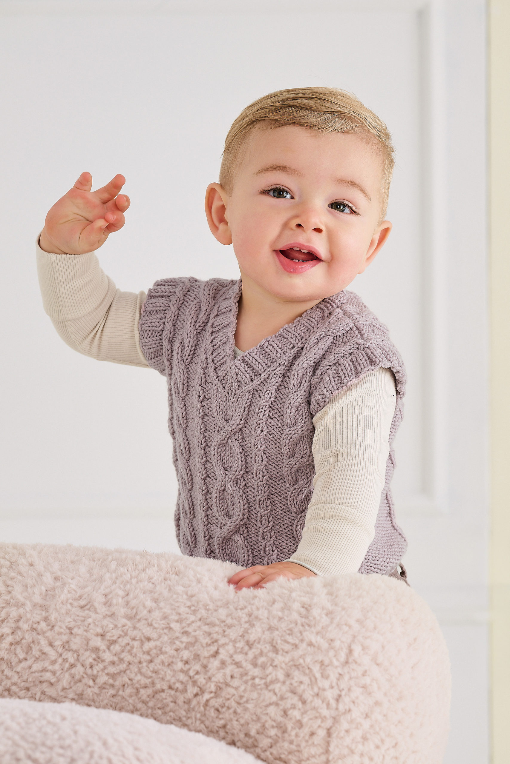 Strickset Pullunder Mit Zopfmuster Aus Cool Wool Big Von Lana Grossa 1 Strickset Pullunder Mit Zopfmuster Aus Cool Wool Big Von Lana Grossa