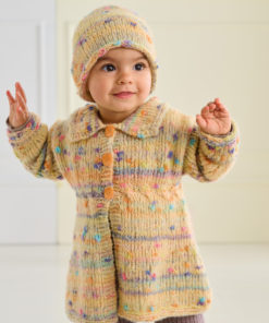 Strickset Mantel aus Cassata von Lana Grossa