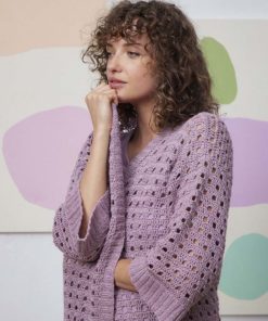 Strickset Jacke Gehäkelt Aus Ananas Von Lang Yarns 3 Strickset Jacke Gehäkelt Aus Ananas Von Lang Yarns – Bild 2