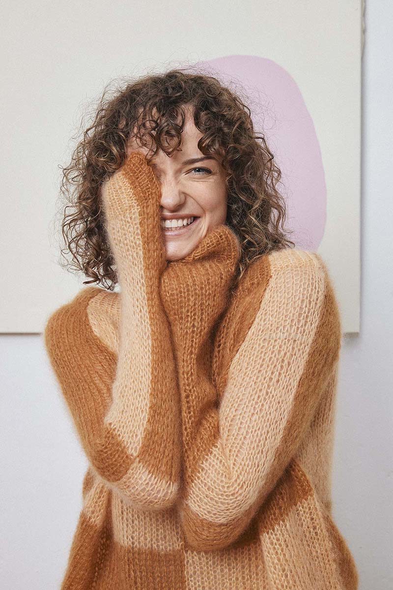 Strickset Raglanpullover Aus Mohair Luxe Von Lang Yarns 2 Strickset Raglanpullover Aus Mohair Luxe Von Lang Yarns – Bild 2
