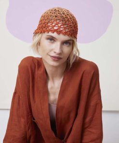 Strickset Mütze gehäkelt aus Linello von Lang Yarns
