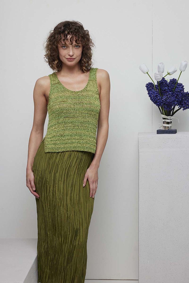 Strickset Top Aus Belle Und Paillettes Von Lang Yarns 1 Strickset Top Aus Belle Und Paillettes Von Lang Yarns
