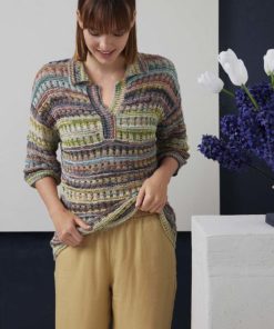 Strickset Kurzarmpullover aus Fiesta von Lang Yarns