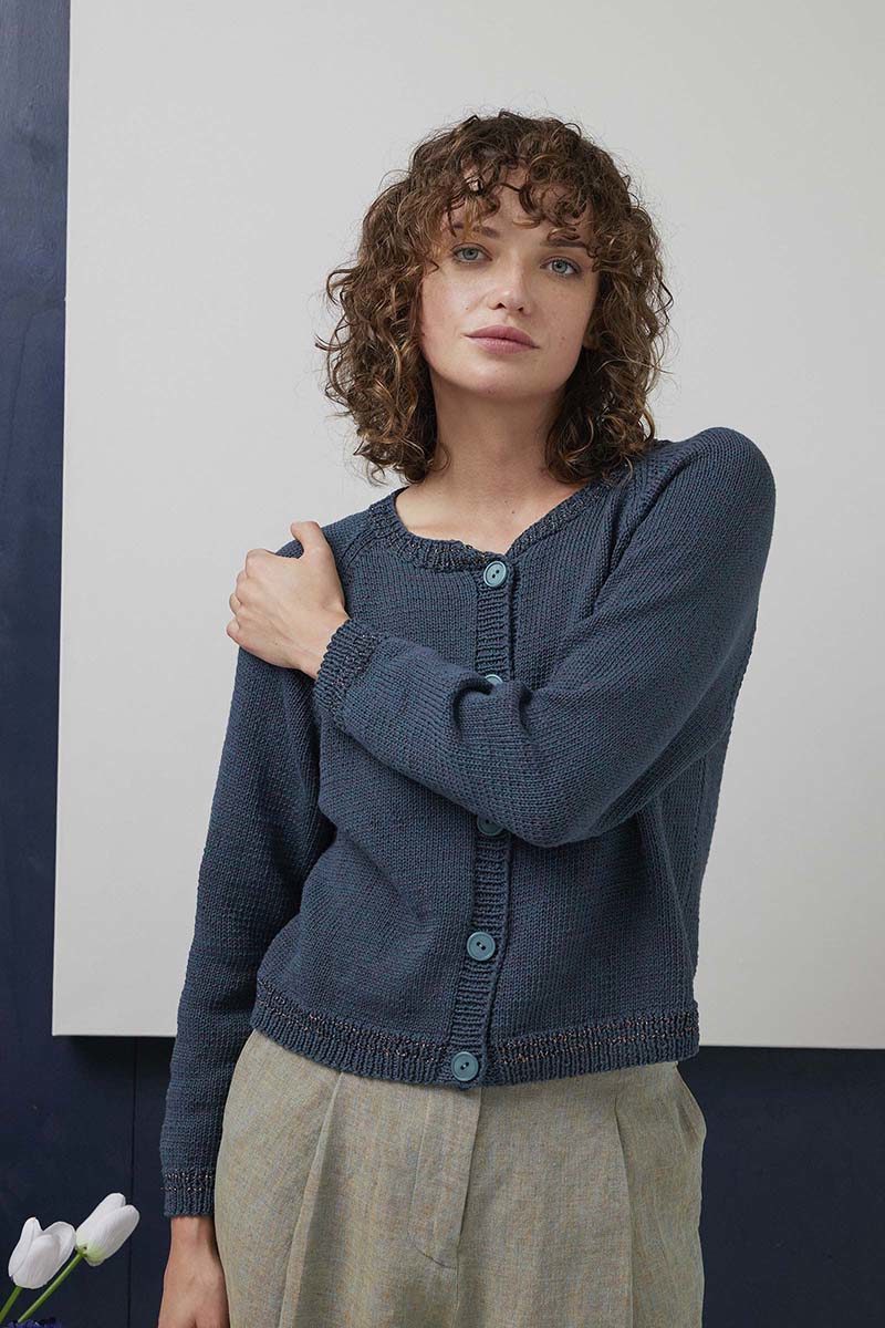 Strickset Jacke Aus Duett Von Lang Yarns 1 Strickset Jacke Aus Duett Von Lang Yarns