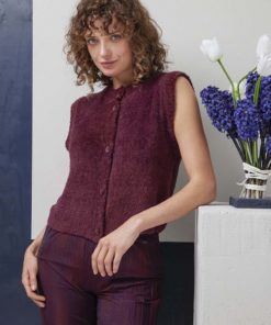 Strickset Weste aus Velvet von Lang Yarns