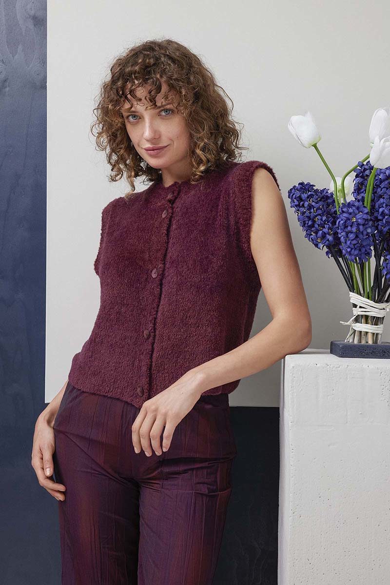 Strickset Weste Aus Velvet Von Lang Yarns 1 Strickset Weste Aus Velvet Von Lang Yarns