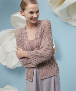 Strickset Jacke aus Lamé Soft von Lang Yarns
