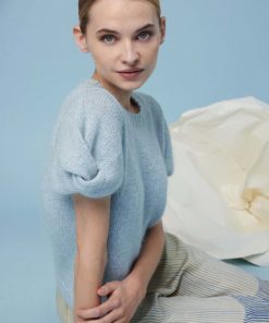 Strickset Kurzarmpullover Aus Baby Cotton Und Lace Von Lang Yarns 3 Strickset Kurzarmpullover Aus Baby Cotton Und Lace Von Lang Yarns – Bild 2