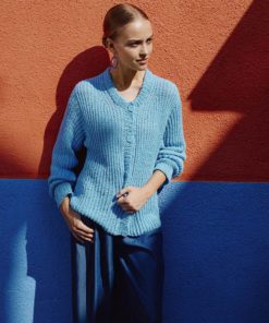 Strickset Jacke Topdown Aus Whisper Von Lang Yarns 4 Strickset Jacke Topdown Aus Whisper Von Lang Yarns – Bild 2